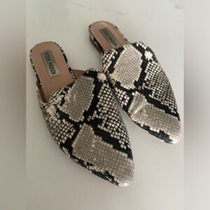 Steve Madden Snake Skin Mules